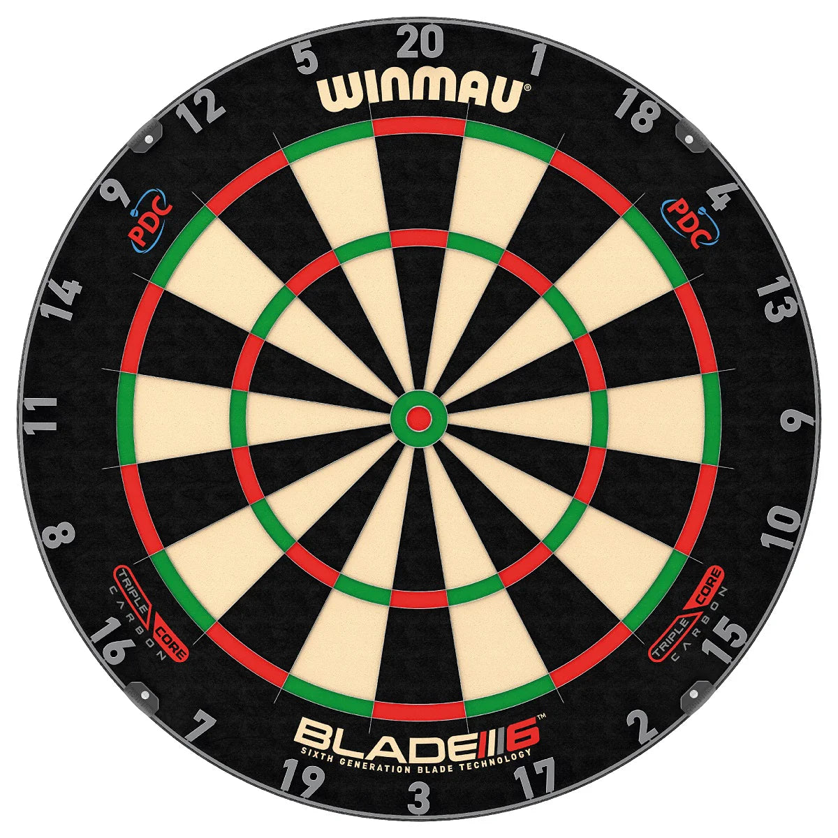Blade 6 Carbon Triple Core Dartboard
