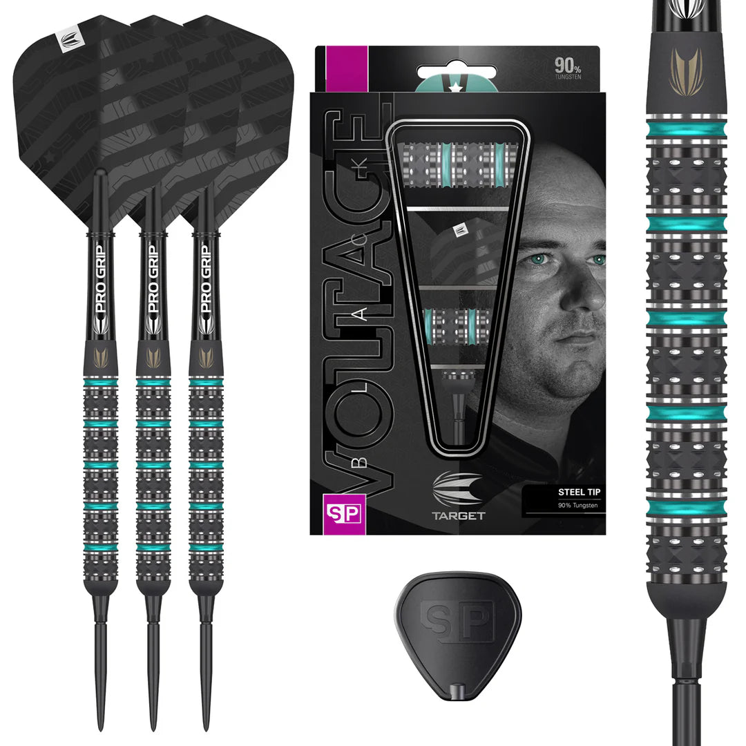 Rob Cross Black Edition 90% Tungsten Swiss Steel Tip Darts