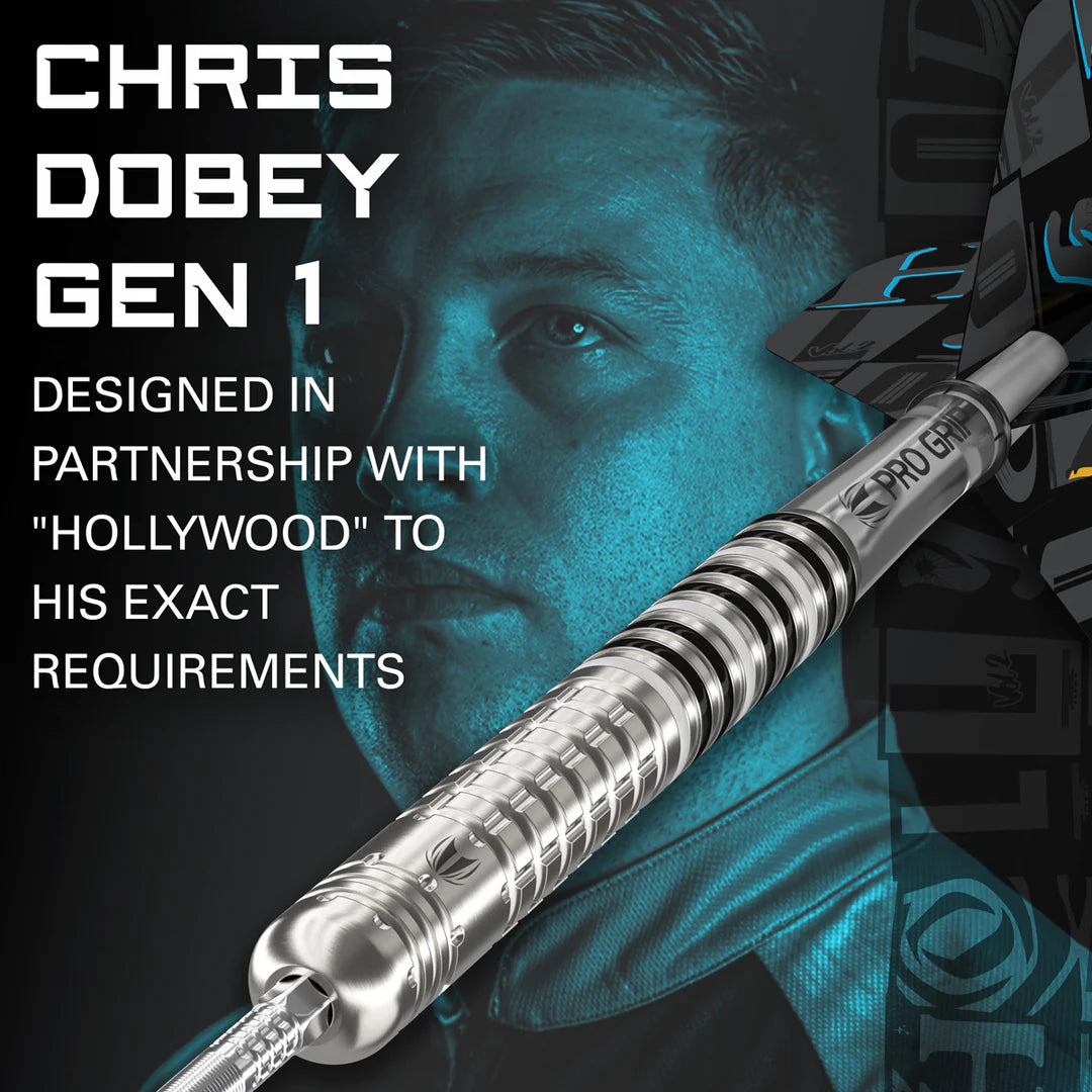 Chris Dobey G1 90% Tungsten Steel Tip Darts