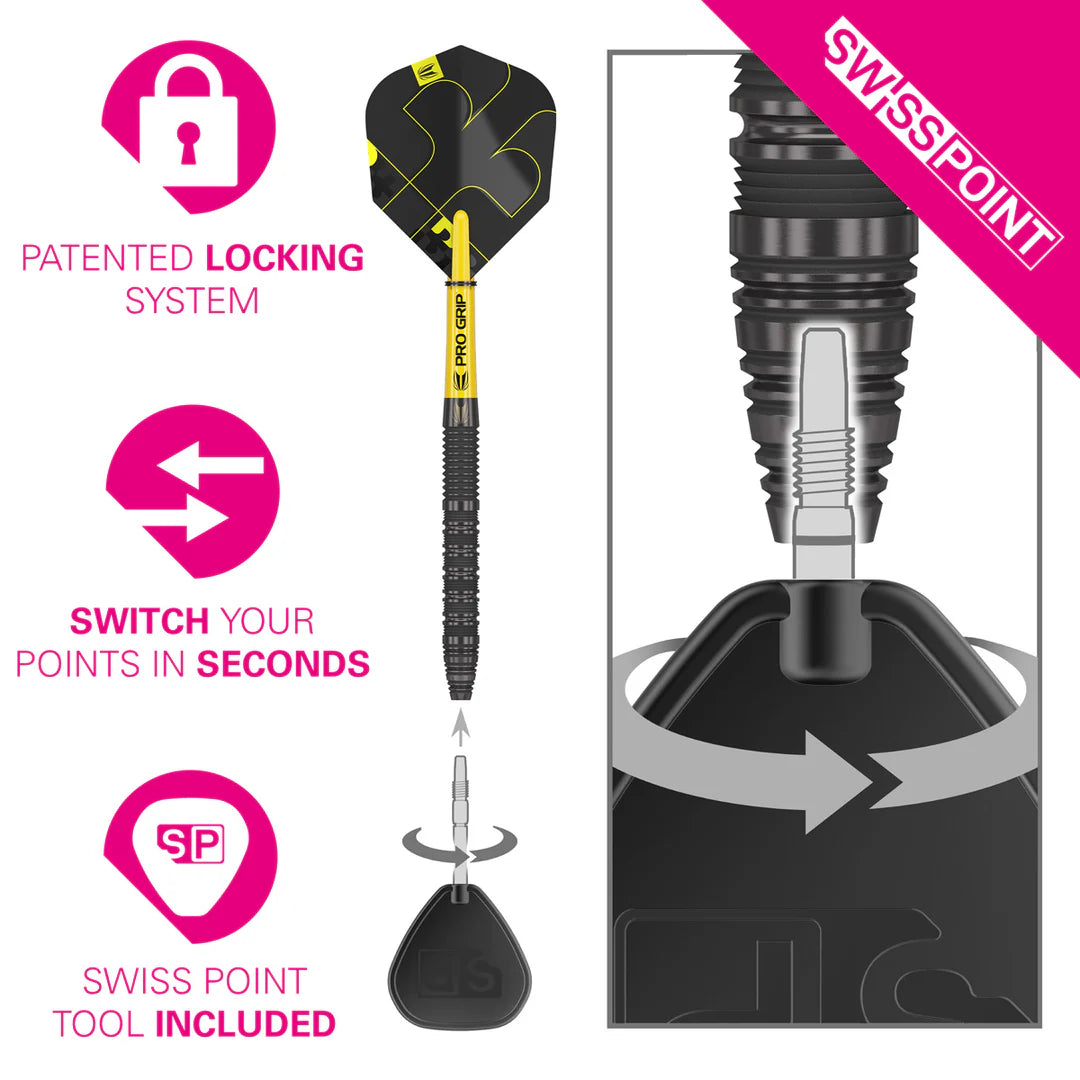 Bolide Void 01 90% Tungsten SP Steel tip Darts