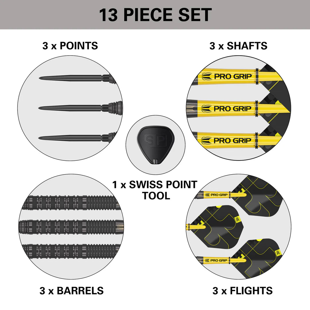 Bolide Void 01 90% Tungsten SP Steel tip Darts