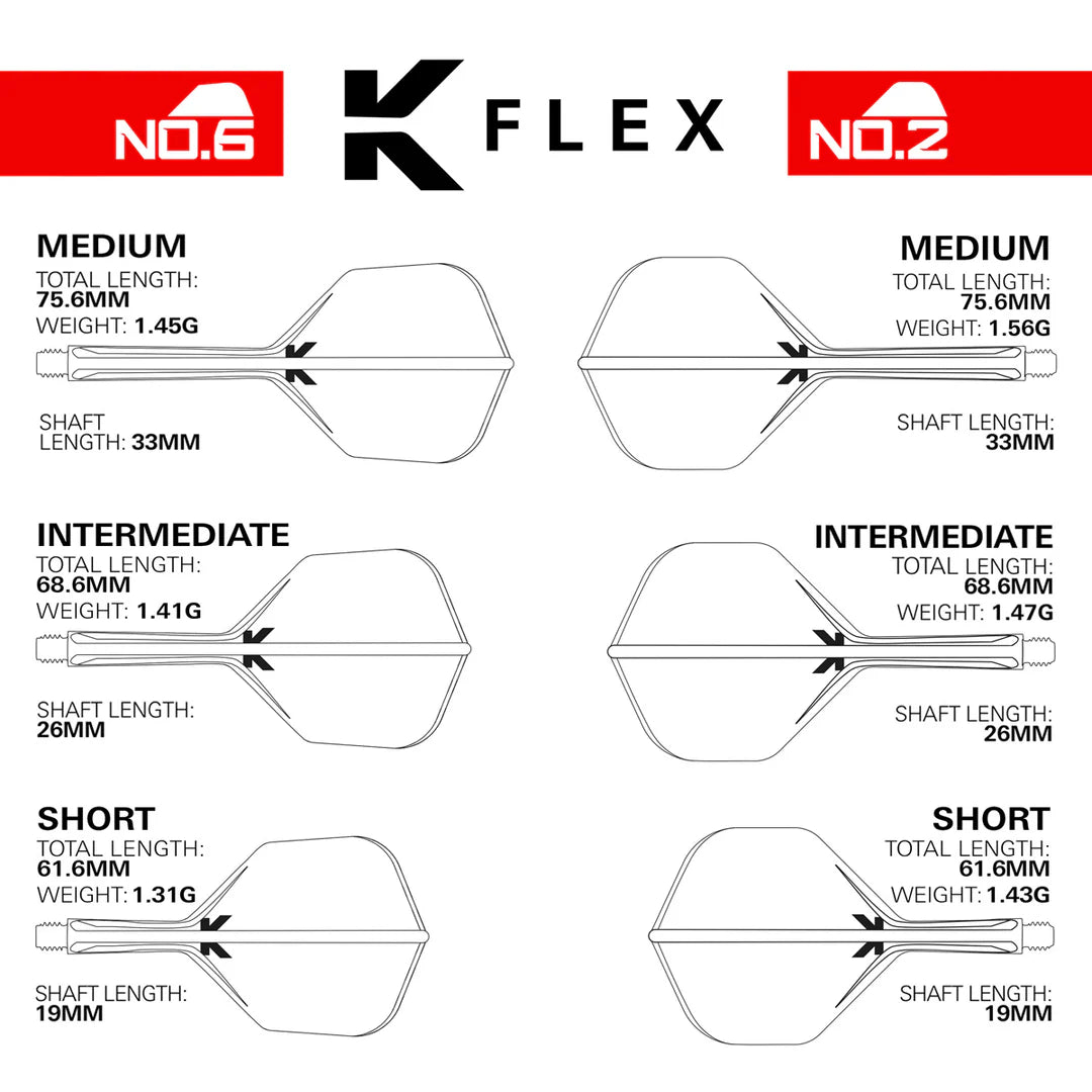 Rob Cross No2 K-Flex One Piece Dart Flights