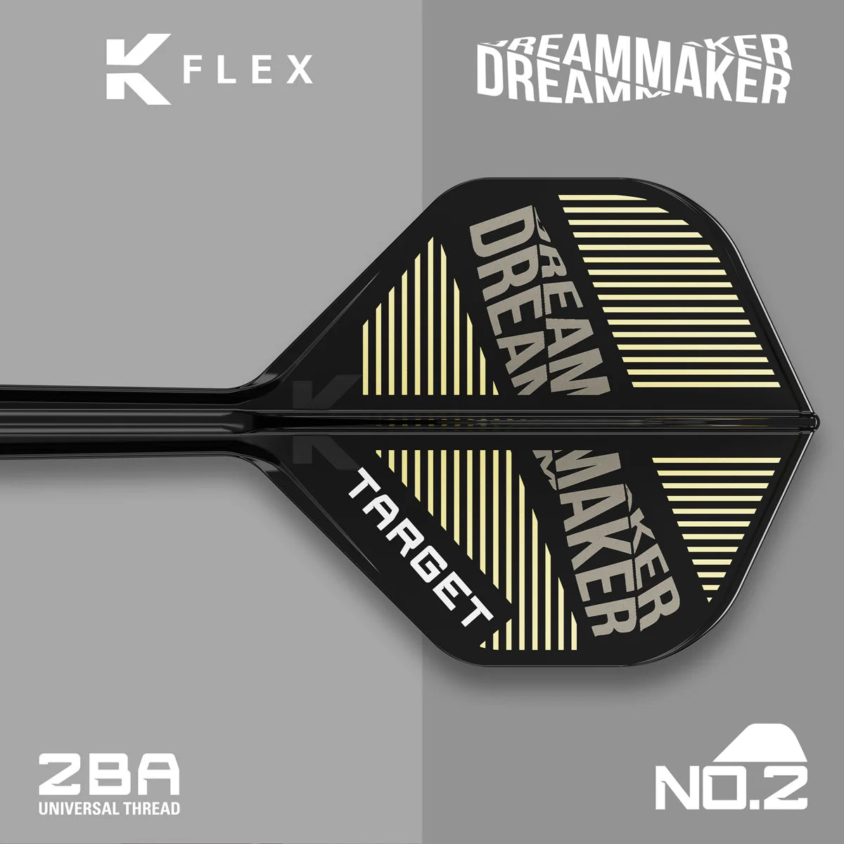 Dimitri Van den Bergh No2 K-Flex One Piece Dart Flights