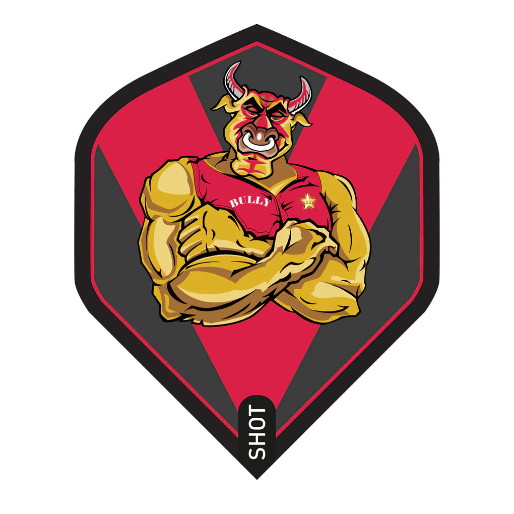 Michael Smith Bully Boy Red Standard No2 Dart Flights